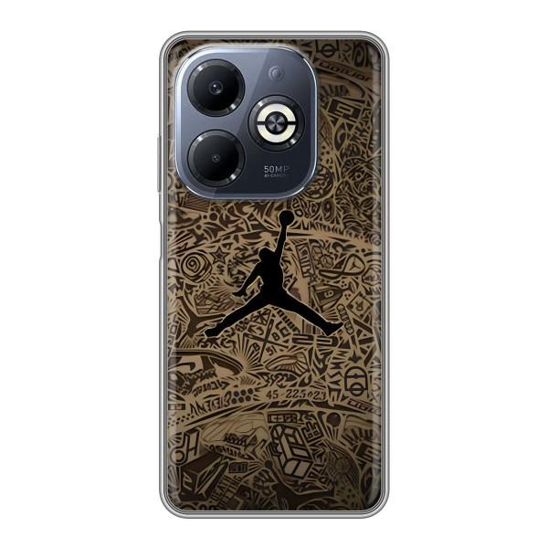 Чехлы для Infinix Smart 8 Plus - с картинкой JORDAN (AlphaPrint) – Logo Jordan