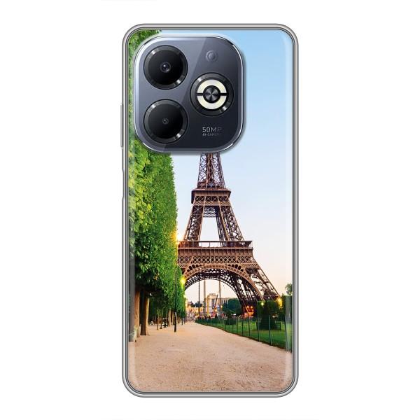 Чехол Эйфелева Башня для Infinix Smart 8 Plus - (AlphaPrint) – Дорога в Париж