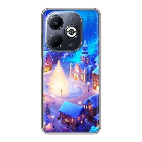 Різдвяні Чохли для Infinix Smart 8 Plus (VPrint) – Різдвяне місто
