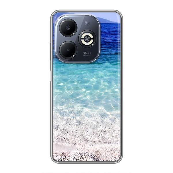 Силиконовый чехол с КАРТИНКАМИ лето для Infinix Smart 8 Plus (AlphaPrint) – Море