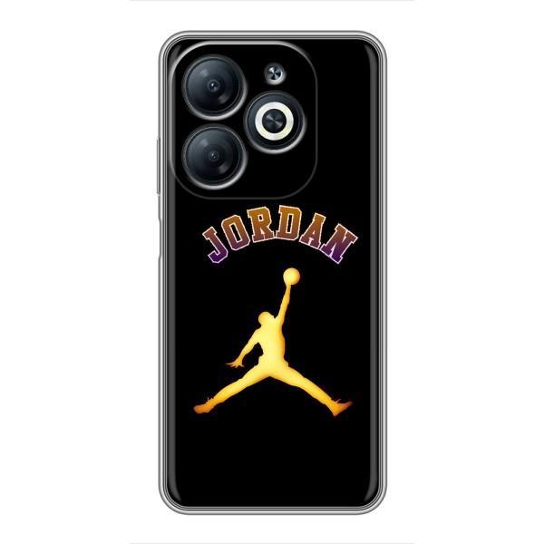 Чохли для Infinix Smart 8 - з картинкою JORDAN (AlphaPrint) – Jordan Gold
