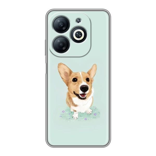 Чохли з собаками для Infinix Smart 8 (VPrint) – Коргі