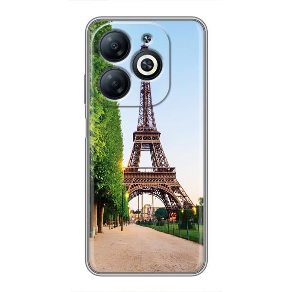 Чехол Эйфелева Башня для Infinix Smart 8 - (AlphaPrint) – Дорога в Париж