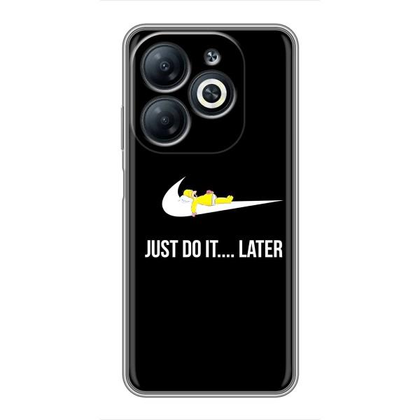 Чехол с логотипом Найк на Infinix Smart 8 – Nike just do it