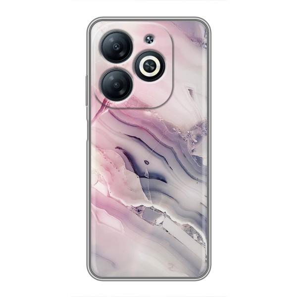 Мраморный чехол на Infinix Smart 8 (VPrint) – Пурпурный Мрамор