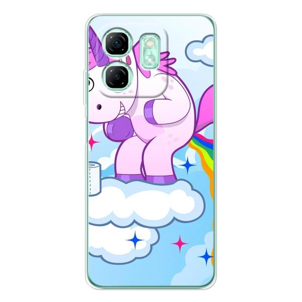 Чохол Unicorn на Infinix Smart 9 – Веселка Єдиноріга