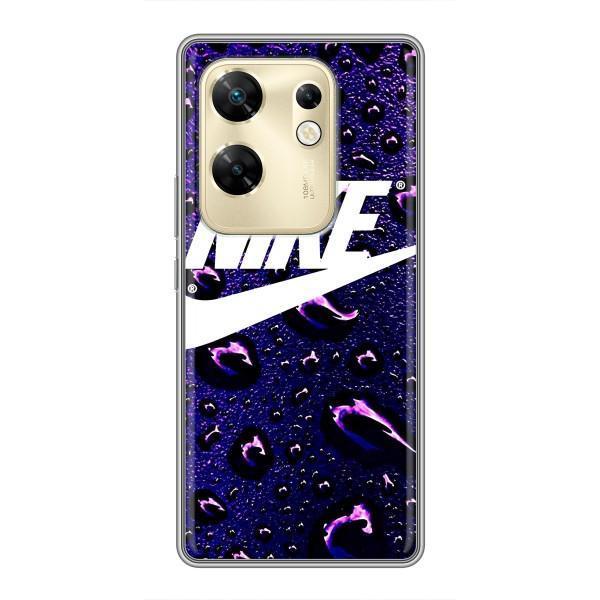 Чехол с логотипом Найк на Infinix Zero 30 – Найк на фиолетовом
