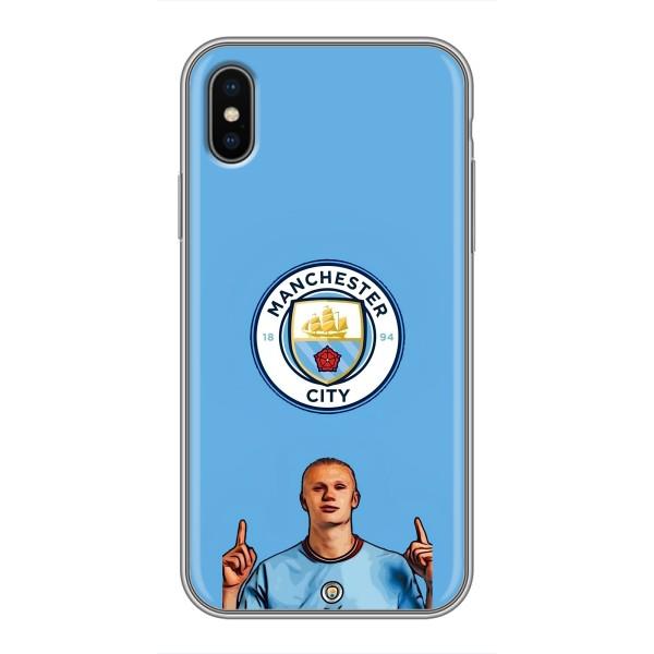 Чехлы с футболистом Ерлинг Холанд для iPhone X (AlphaPrint) – Холанд Манчестер Сити