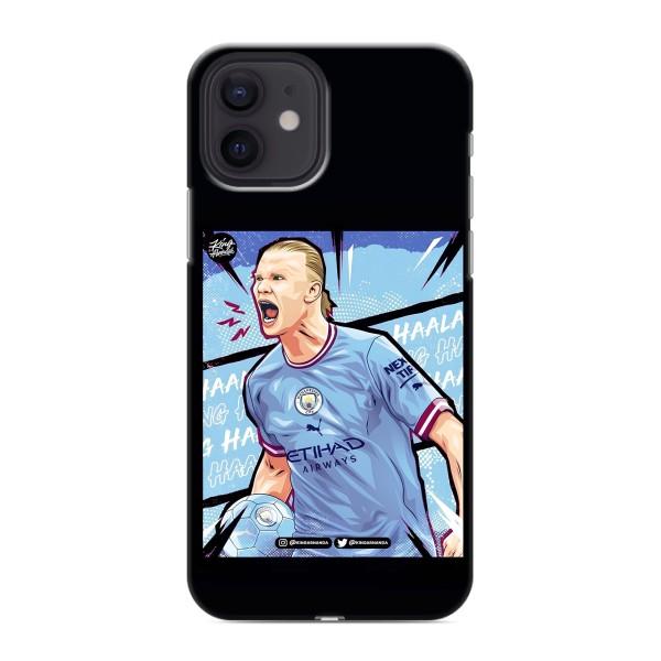 Чехлы с футболистом Ерлинг Холанд для iPhone 12 mini (AlphaPrint) – гол Эрлинг Холланд