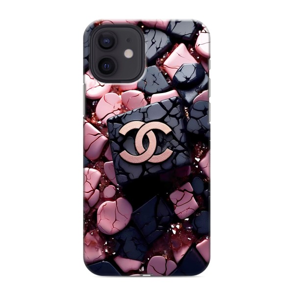 Чехол (Dior, Prada, YSL, Chanel) для iPhone 12 mini – Шанель