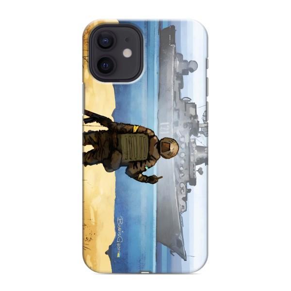 Чехол с принтом (Русский корабль...) для Еппл дванадцять міні (AlphaPrint) – Російський корабель