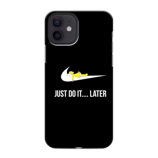 Чехол с логотипом Найк на iPhone 12 mini – Nike just do it