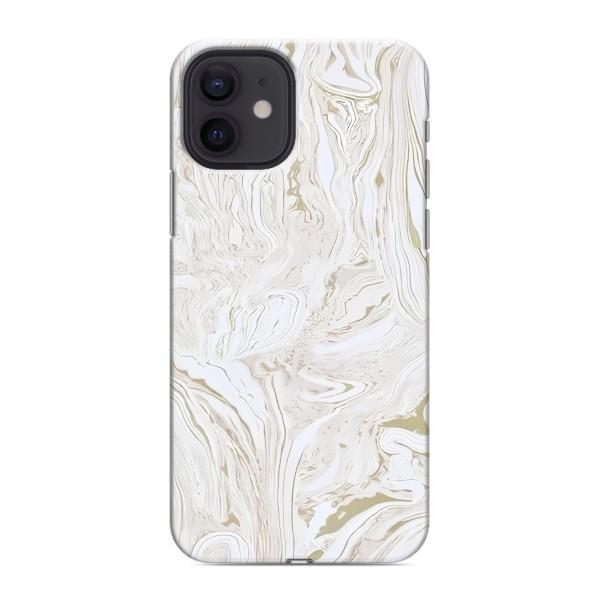 Мраморний чехол на iPhone 12 mini (VPrint) – Білий мрамор
