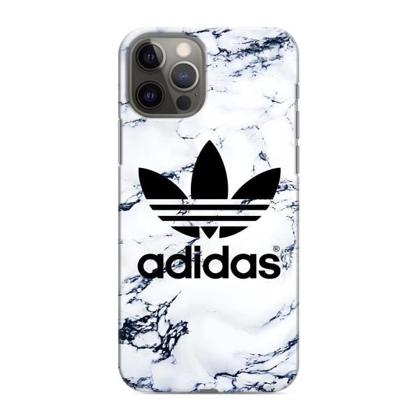 Чехлы Адидас для iPhone 12 Pro (AlphaPrint) – Адидас на мраморе