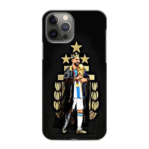 Чехлы для iPhone 12 Pro (Leo чемпион) (AlphaPrint) – Месси Король