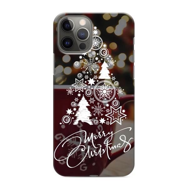 Рождественские Чехлы для iPhone 12 Pro (VPrint) – Елочка узорная