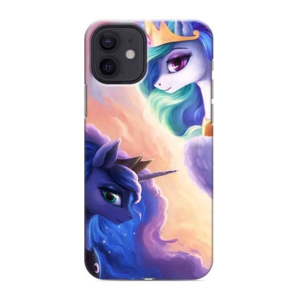 Чехол для Айфон 12 - (Единорожки - Новинки) (AlphaPrint) – Единорожки