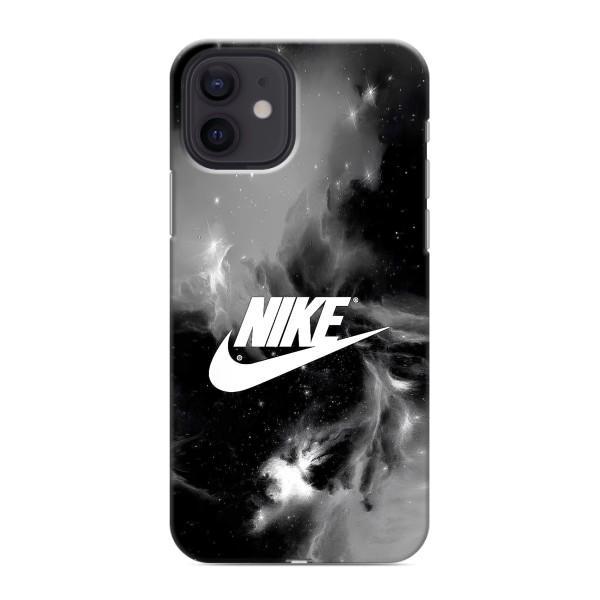 Чохол з логтипом Найк на iPhone 12 – Найк димчастий