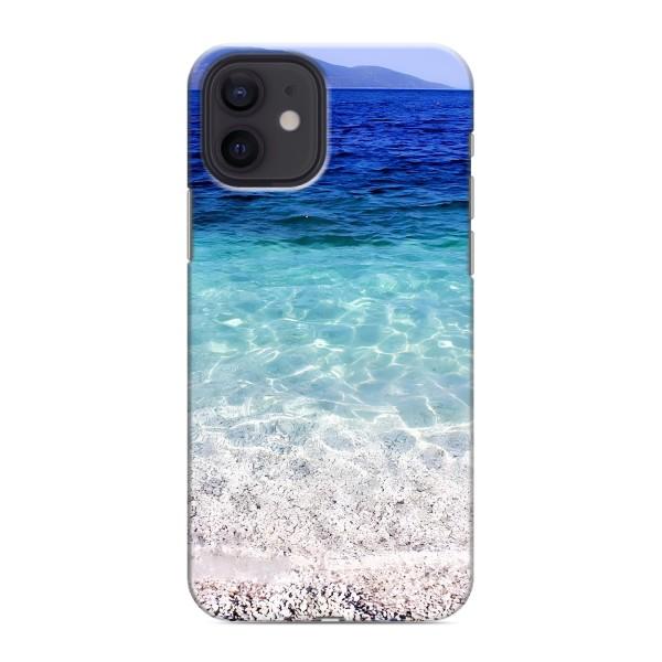 Силиконовый чехол с КАРТИНКАМИ лето для iPhone 12 (AlphaPrint) – Море