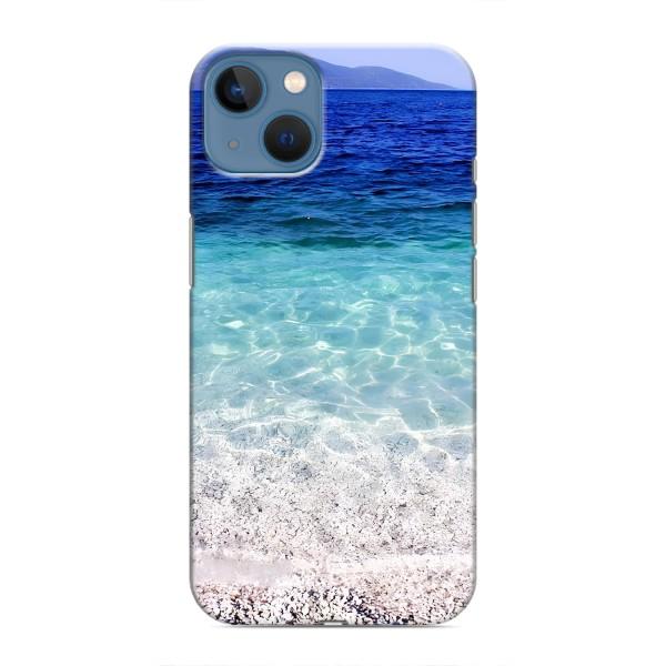 Силіконовий чохол з КАРТИНКАМИ літо для iPhone 13 Mini (AlphaPrint) – Море