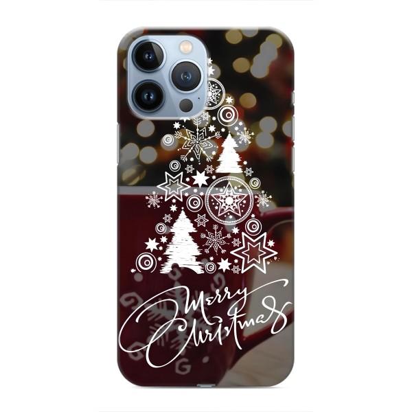 Рождественские Чехлы для iPhone 13 Pro (VPrint) – Елочка узорная