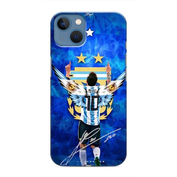 Чохли для iPhone 13 (Leo чемпіон) (AlphaPrint) – Мессі збірна