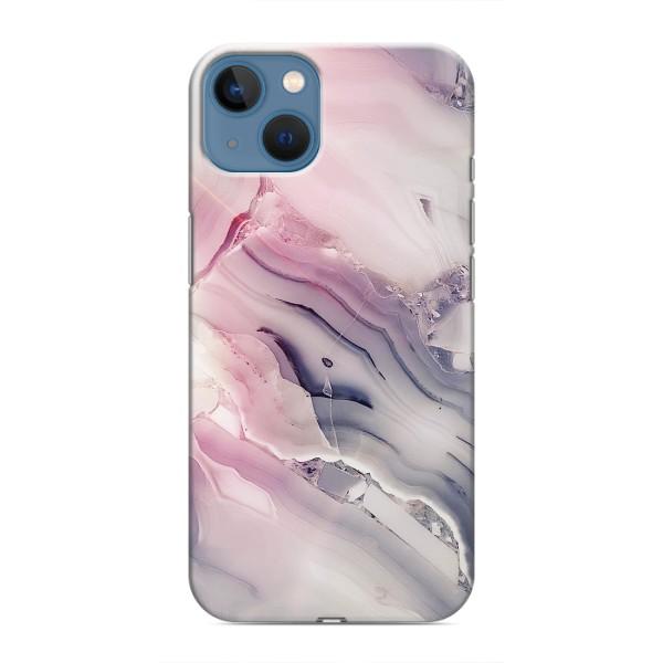Мраморный чехол на iPhone 13 (VPrint) – Пурпурный Мрамор