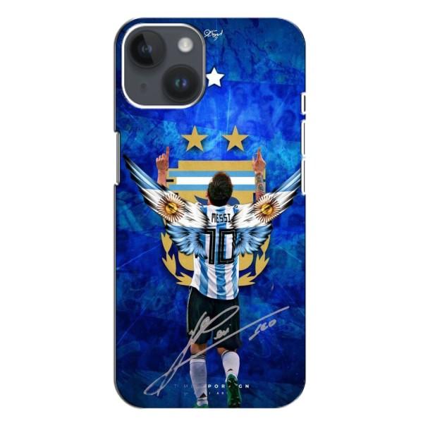 Чохли для iPhone 14 Plus (Leo чемпіон) (AlphaPrint) – Мессі збірна