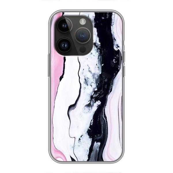 Чохли з тематикою "Мрамор" на Айфон 14 Про – Рожевий мрамор