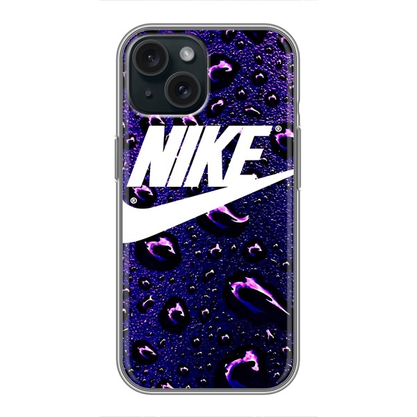 Чохол з логтипом Найк на iPhone 14 – Найк на фіолетовому