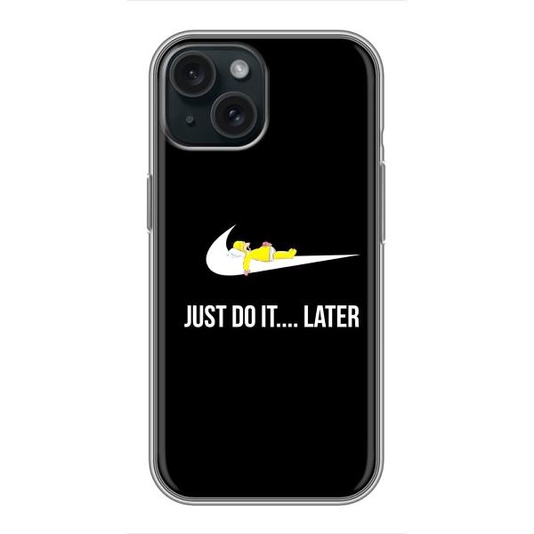Чохол з логтипом Найк на iPhone 14 – Nike just do it