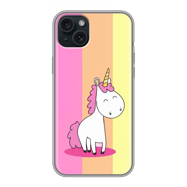 Чехол Unicorn на iPhone 14 Plus – Радужный Единорог