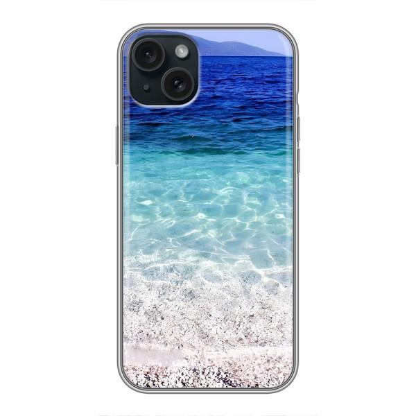Силіконовий чохол з КАРТИНКАМИ літо для iPhone 15 Plus (AlphaPrint) – Море