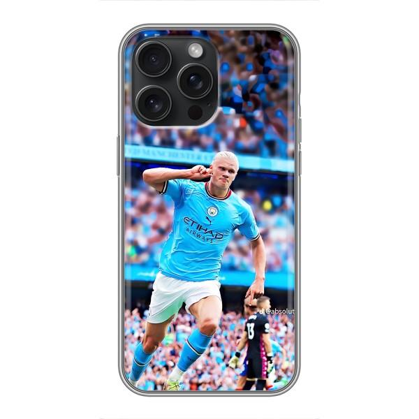 Чехлы с футболистом Ерлинг Холанд для iPhone 15 Pro Max (AlphaPrint) – фанаты Холанда