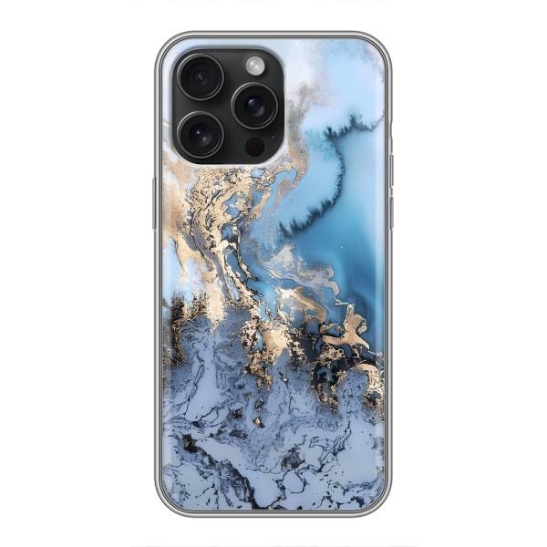 Мраморный чехол на iPhone 15 Pro Max (VPrint) – Нежный мрамор