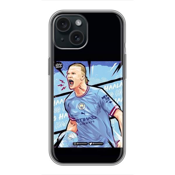 Чохли з футболістом Ерлінг Холанд для iPhone 15 (AlphaPrint) – гол Ерлінг Холанд