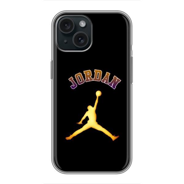 Чехлы для iPhone 15 - с картинкой JORDAN (AlphaPrint) – Jordan Gold