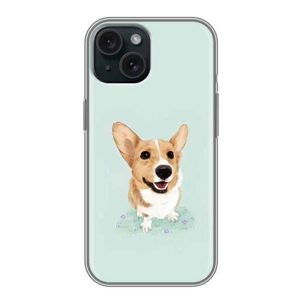 Чохли з собаками для iPhone 15 (VPrint) – Коргі