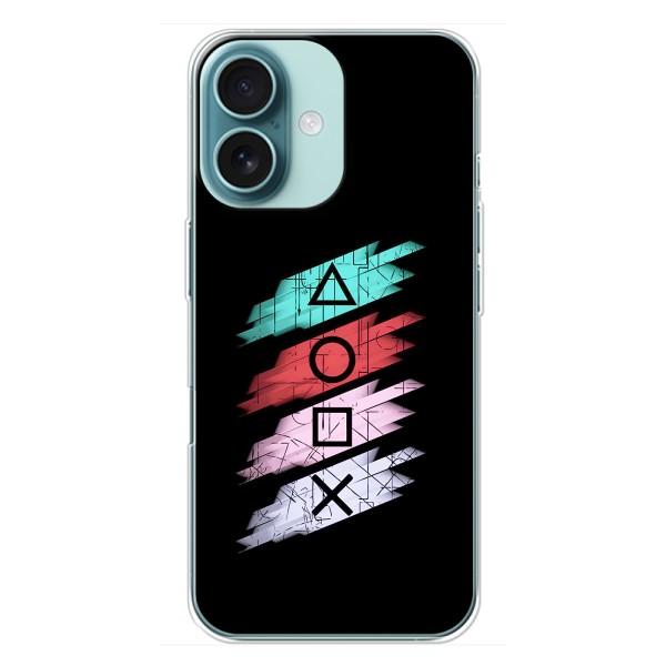 Чехол КИБЕРСПОРТ для iPhone 16 Plus – Значки Sony