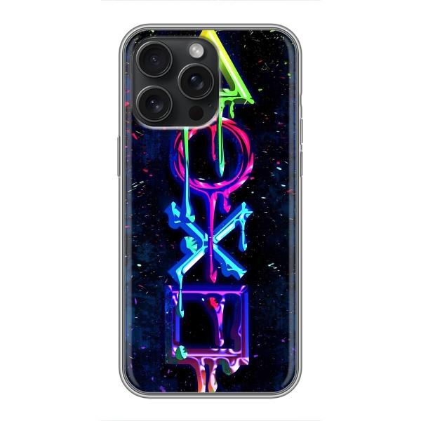 Чехлы с тематикой Киберспорт для iPhone 16 Pro Max (VPrint) – Pleystation лого