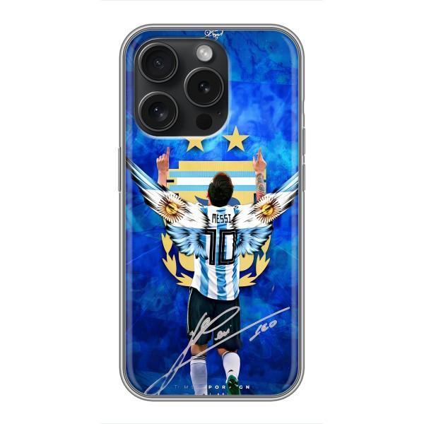 Чехлы для iPhone 16 Pro (Leo чемпион) (AlphaPrint) – Месси сборная