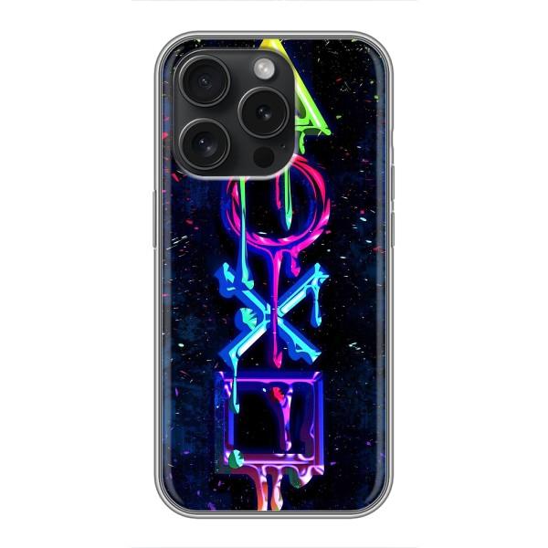 Чехлы с тематикой Киберспорт для iPhone 16 Pro (VPrint) – Pleystation лого