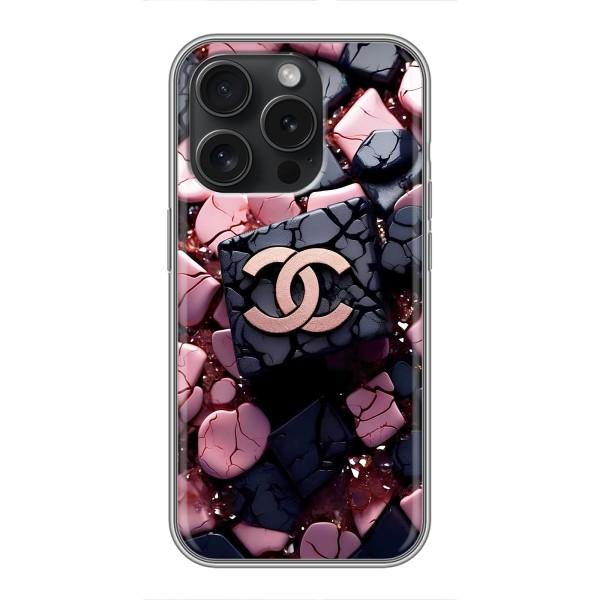 Чехол (Dior, Prada, YSL, Chanel) для iPhone 16 Pro – Шанель