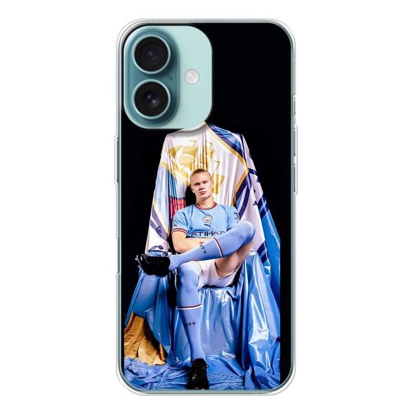 Чехлы с футболистом Ерлинг Холанд для iPhone 16 (AlphaPrint) – футболист Холанн