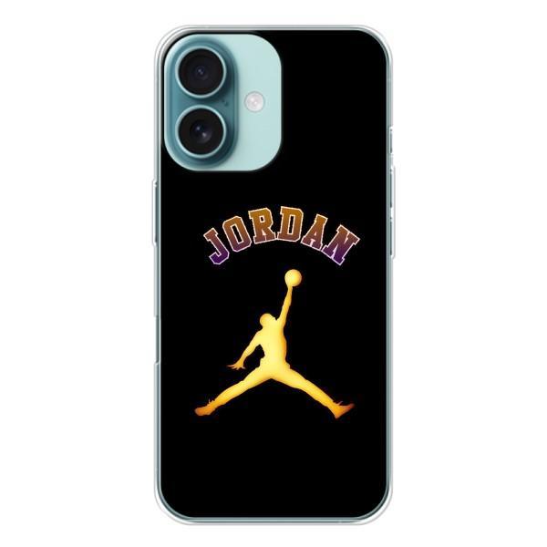 Чехлы для iPhone 16 - с картинкой JORDAN (AlphaPrint) – Jordan Gold