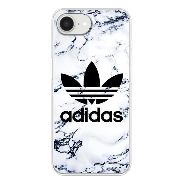 Чехлы Адидас для iPhone 16е (AlphaPrint) – Адидас на мраморе