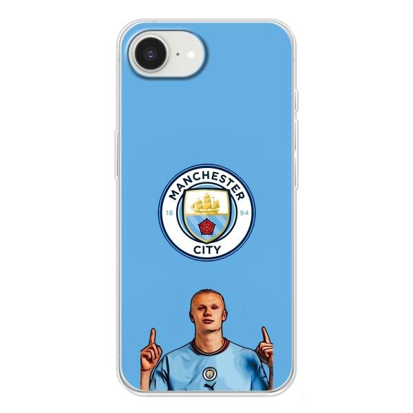 Чехлы с футболистом Ерлинг Холанд для iPhone 16е (AlphaPrint) – Холанд Манчестер Сити