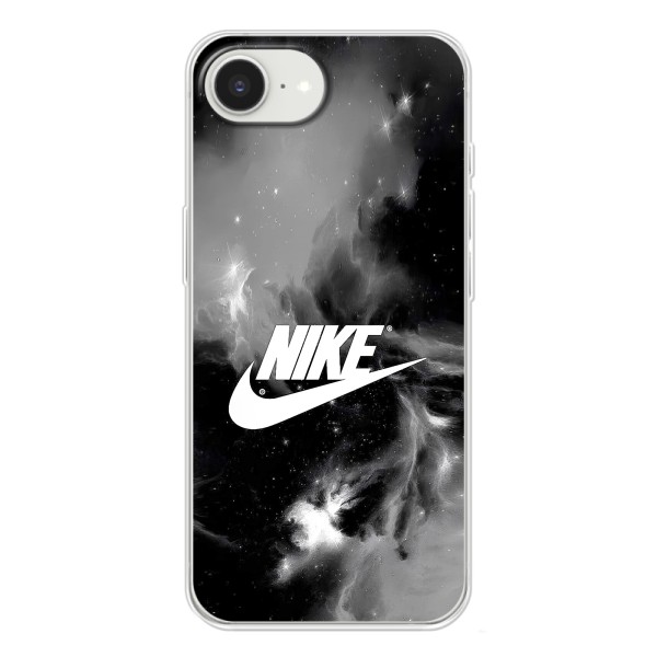 Чехол с логотипом Найк на iPhone 16е – Найк дымчатый