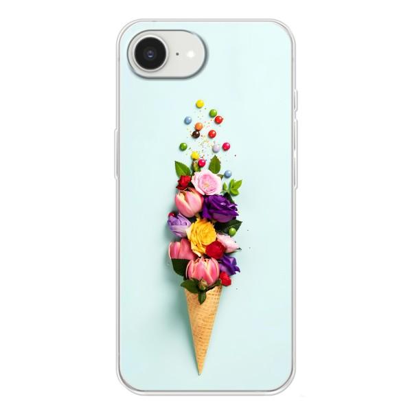 Чохли з тематикою "КВІТИ" на iPhone 16е – Квітка-морозиво