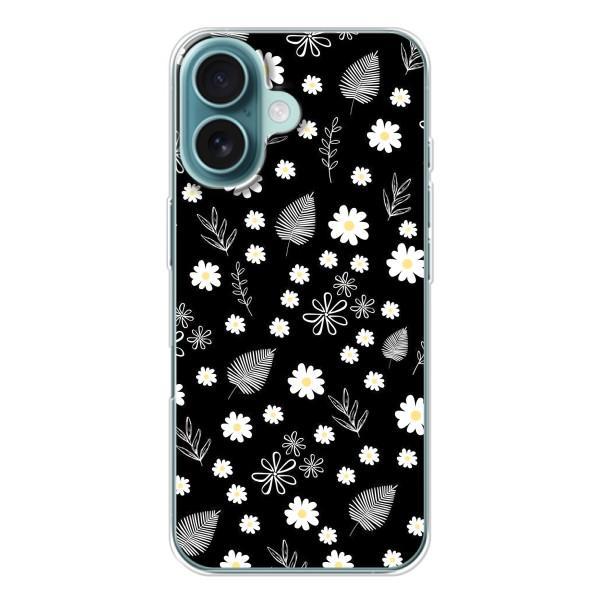 Чохли з тематикою "КВІТИ" на iPhone 17 Air – цвітіння на чорному